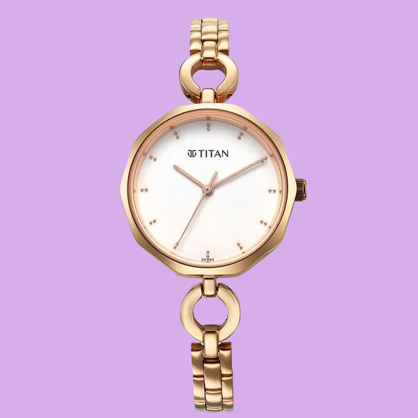 Titan Karishma White Dial Watch for Women