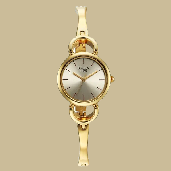 Titan Raga Champagne Dial Watch for Women